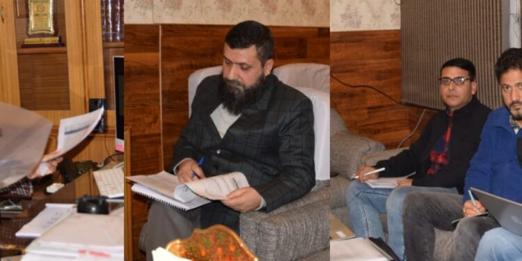 Yasha Mudgal reviews physical, financial progress on HADP Projects