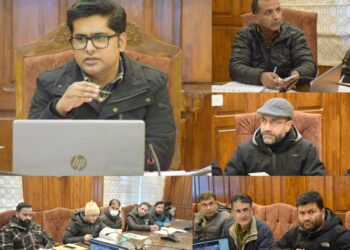 DEO Bandipora Chairs meeting on final roll publication of electoral roll