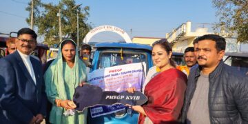 Chairperson KVIB chairs awareness camp at Palli