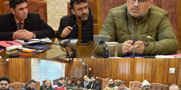 DC Bandipora chairs meeting for formulation of Convergence Plan under MGNREGA