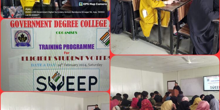 GDC Ajas organises Training programme for eligible Student Voters