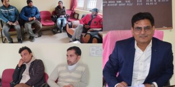 Rajinder Digra assumes Additional charge as DIO Doda