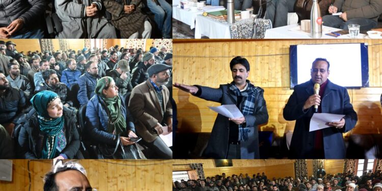 Saurabh Bhagat holds public outreach, grievances redressal camp at Achabal