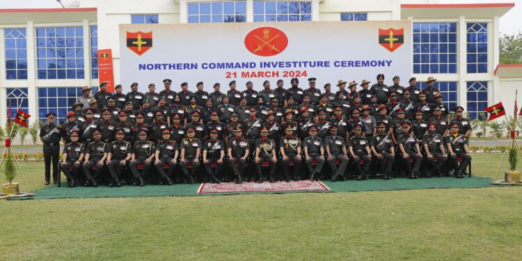 INVESTITURE CEREMONY HELD AT PRAYAGRAJ MILITARY STATION