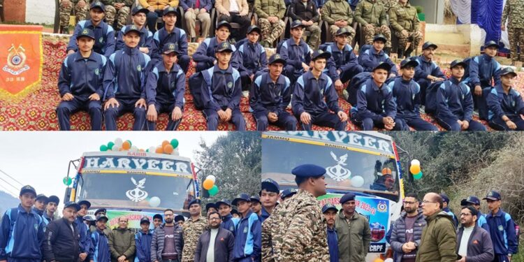 CRPF 33 Battalion organises Bharat Darshan tour-2024 for students of Doda