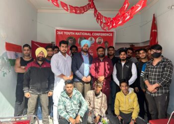 Tejinder asks Party’s youth brigade to gearup for upcoming polls in Jammu and Kashmir