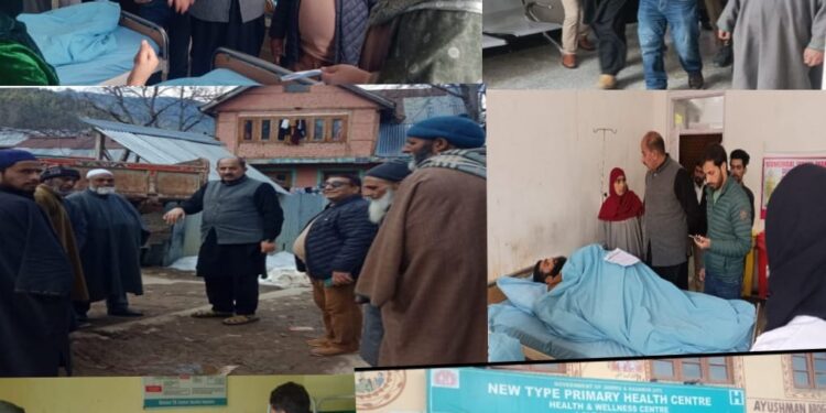 ADC Kupwara undertakes extensive tour of Lolab, inspects SDH Sogam, PHC Lalpora