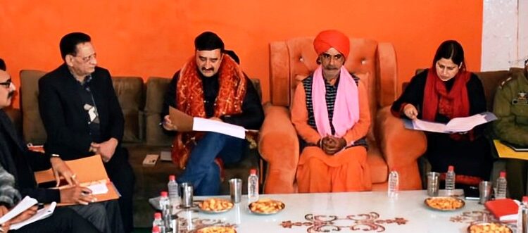 ADDC reviews preparation for Mahashivratri at Peer Kho Temple