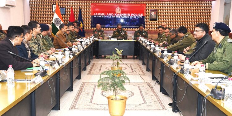 DGP, GoC 15 Corps jointly preside over high level security meeting