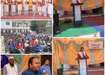 Awareness Programme under SVEEP held at GHSS Latti