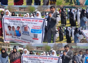 Awareness programme on Voting Rights & Democratic responsibilities under SVEEP held at GGHSS Kothibagh