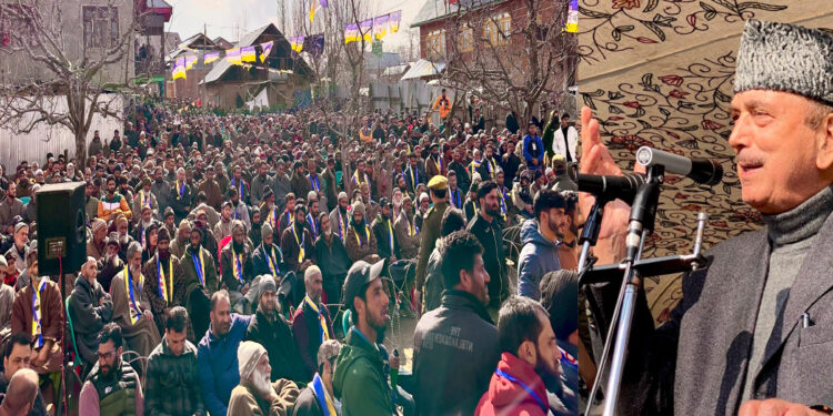 Azad pledges to enact law ensuring job, land protection if elected to power