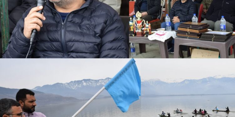 DC Bandipora flags off boat rally under SVEEP for voter awareness