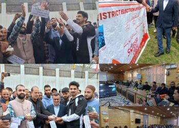 Taking Flight for Democracy: Bandipora Admn releases pigeons to spread awareness under SVEEP
