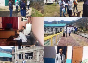 CEO Doda inspects 12th class exam centres, polling stations