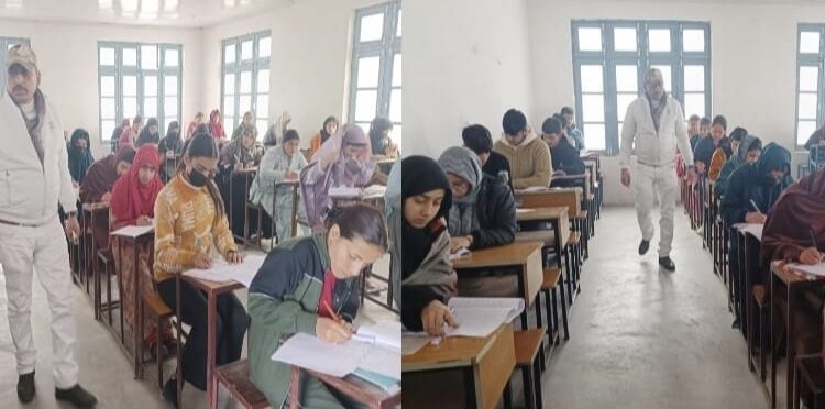CEO inspects examination centres to Ensure Smooth Conduct of Annual Regular 10th Class Exam in Kishtwar District