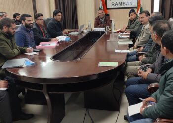 CEO reviews preparedness in Ramban district