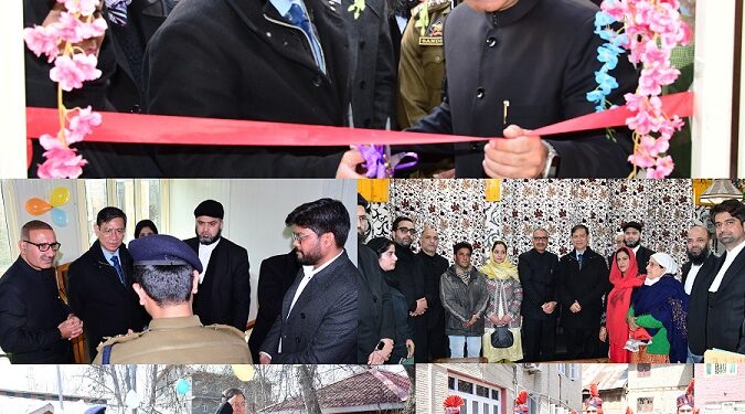 Chief Justice inaugurates e-Seva Kendra, Litigants’ Facility in District Court Complex Ganderbal