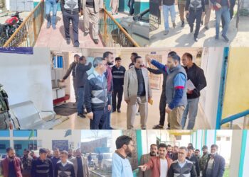 DEO Bandipora inspects various polling stations