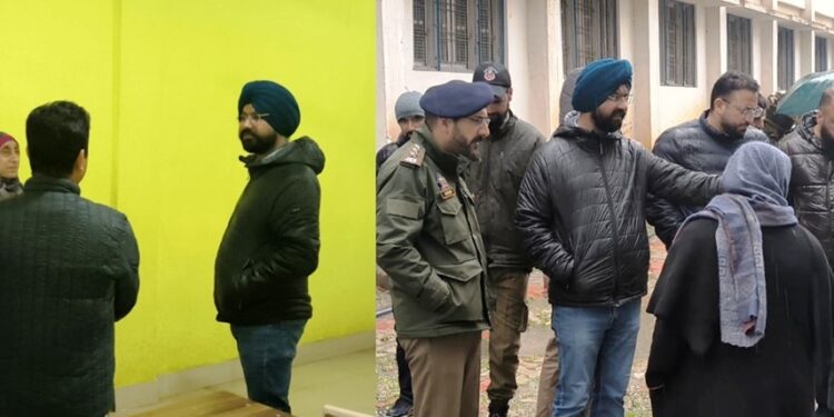 DC inspects quality of facilities in Girls Hostel Doda