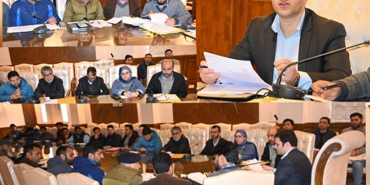 DC Kulgam chairs monthly NCORD meeting