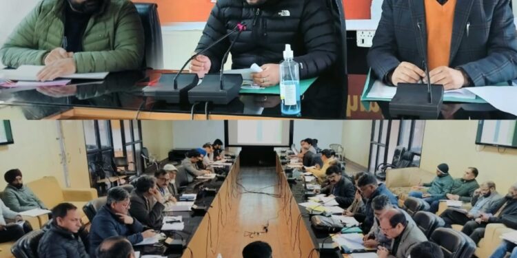 DDC reviews progress achieved under District Capex Budget in Poonch District