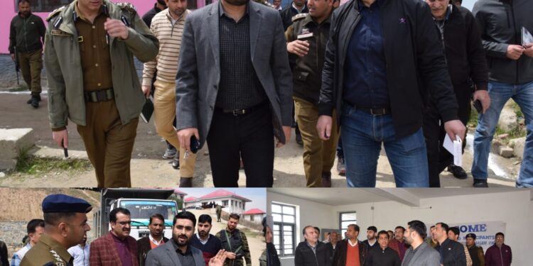 DEO Budgam reviews arrangements at collection, distribution centres of Beerwah & Budgam A/Cs
