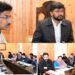 DEO Ganderbal reviews AMF Status of Polling Stations, SVEEP activities
