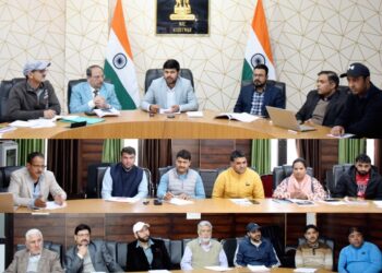 DEO Kishtwar convenes meeting with representatives of political parties