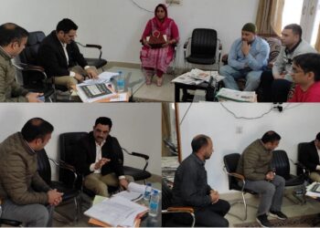 DEO Rajouri inspects MCMC cell