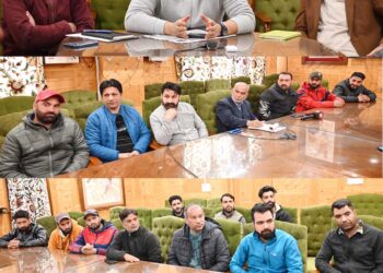 DEO Shopian chairs interaction session with media on MCC & other media matters