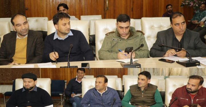 DEO Srinagar takes polling station wise review of preparedness for Lok Sabha Elections