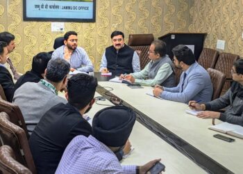 DEO Jammu meets bankers ahead of Lok Sabha Elections