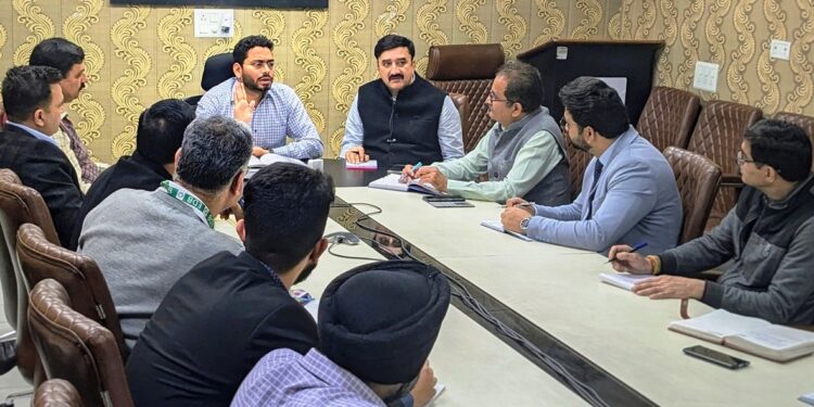 DEO Jammu meets bankers ahead of Lok Sabha Elections
