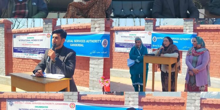 DLSA Ganderbal organized awareness programme on International Women’s Day