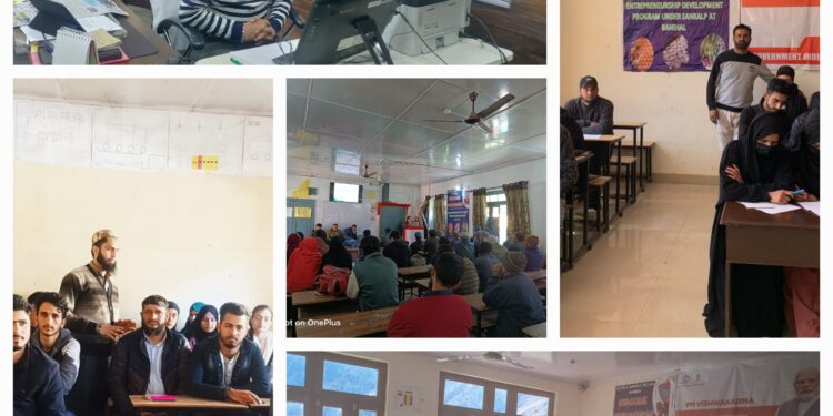 Director JKEDI e-inaugurates three EDPs under SANKALP at Ramban