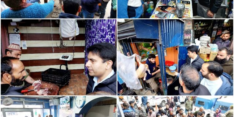 Kishtwar: ACR leads joint market checking to enforce prescribed rates quality of food stuff in holy month Ramadan