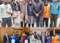 District Administration Bandipora felicitates Ju-Jitsu Players