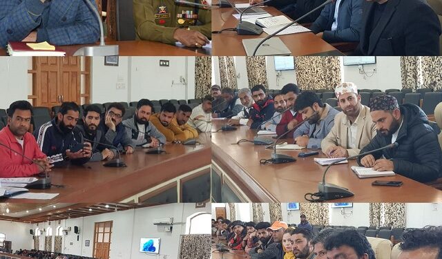 DEO Anantnag holds election related meetings with Political Parties & Media Representatives