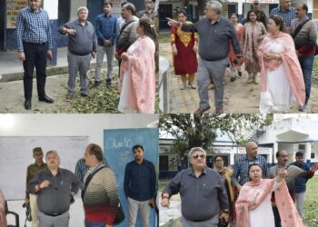 DEO Reasi inspects various polling stations