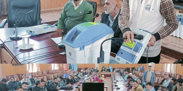 EVM/ VVPAT Training conducted for Sectoral/Zonal Magistrates at B’la