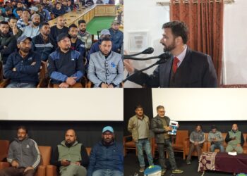 EVM/ VVPAT Training held at Town Hall Handwara
