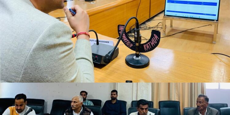 First Phase randomization of EVMs held in Kathua