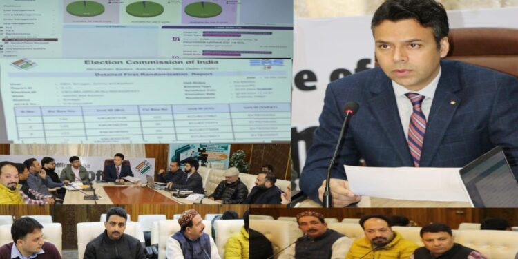 First randomization of EVMs held at Jammu
