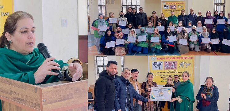 GCoE, IASE organises ‘4 days Martial Art Camp’ for female students of college
