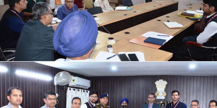 General, Police Observer chair high-level meeting on election preparedness in 4-Udhampur PC