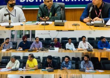 General, Police Observer interact with AROs, Nodal officers of Kathua district