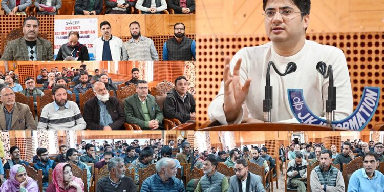 HOIs, BLOs of AC-Zainapora imparted Election training