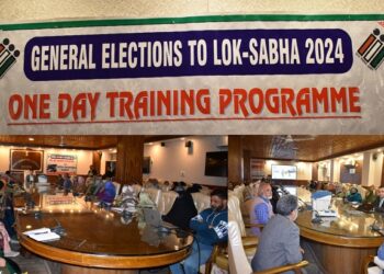 Lok Sabha Election-2024: Training imparted to Female Poling staff at Kulgam