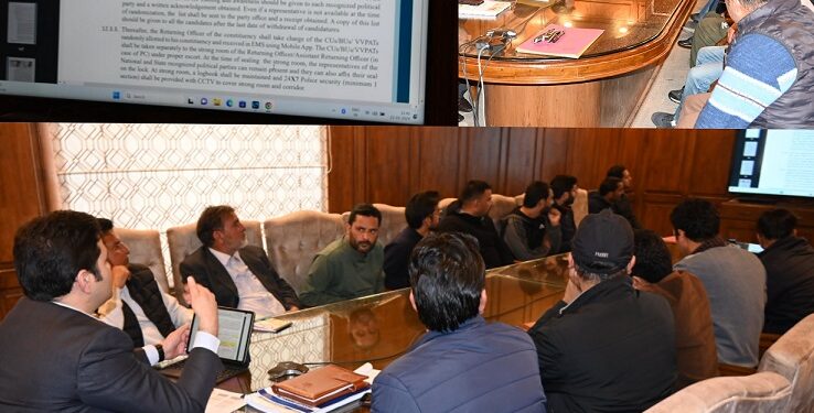 First randomization of EVMs & VVPATs successfully conducted in presence of Political Parties at Kulgam